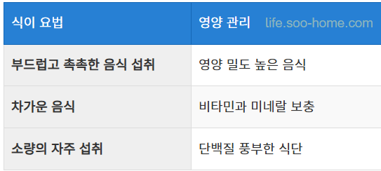 식이 요법과 영양 관리