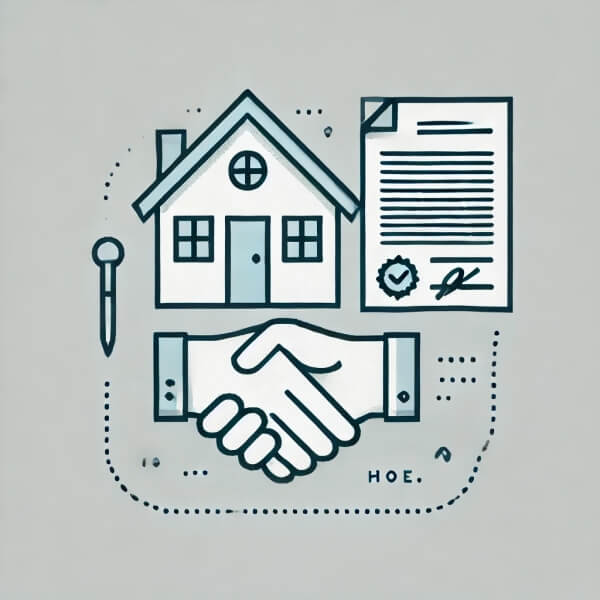 부동산-중개인과-손님이-악수하는-그림