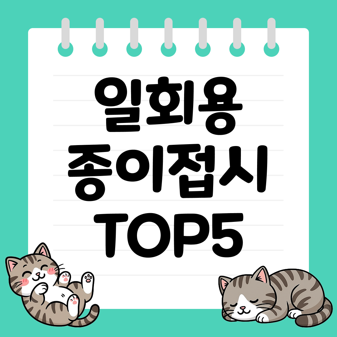 캠핑&middot;파티&middot;여행에 딱 맞는 일회용 종이접시 추천 순위 TOP5