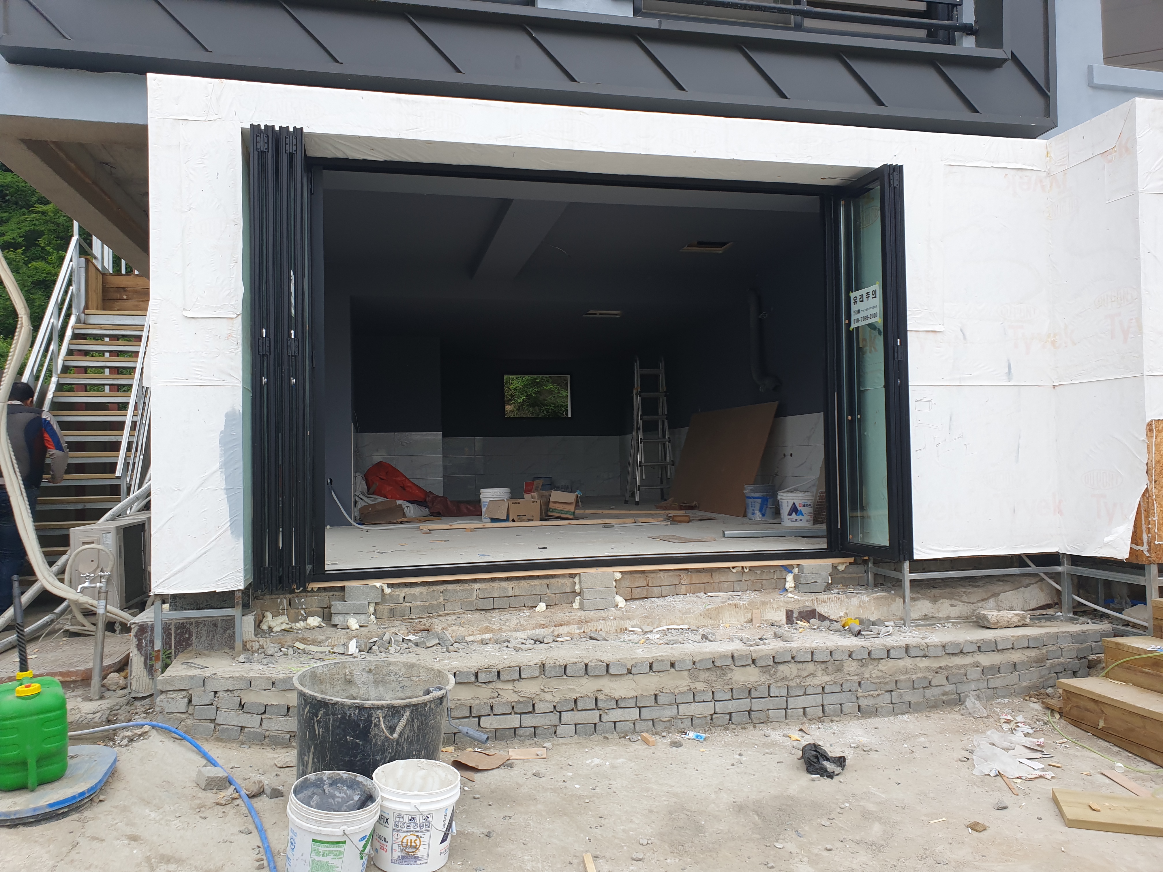 전원주택 폴딩도어