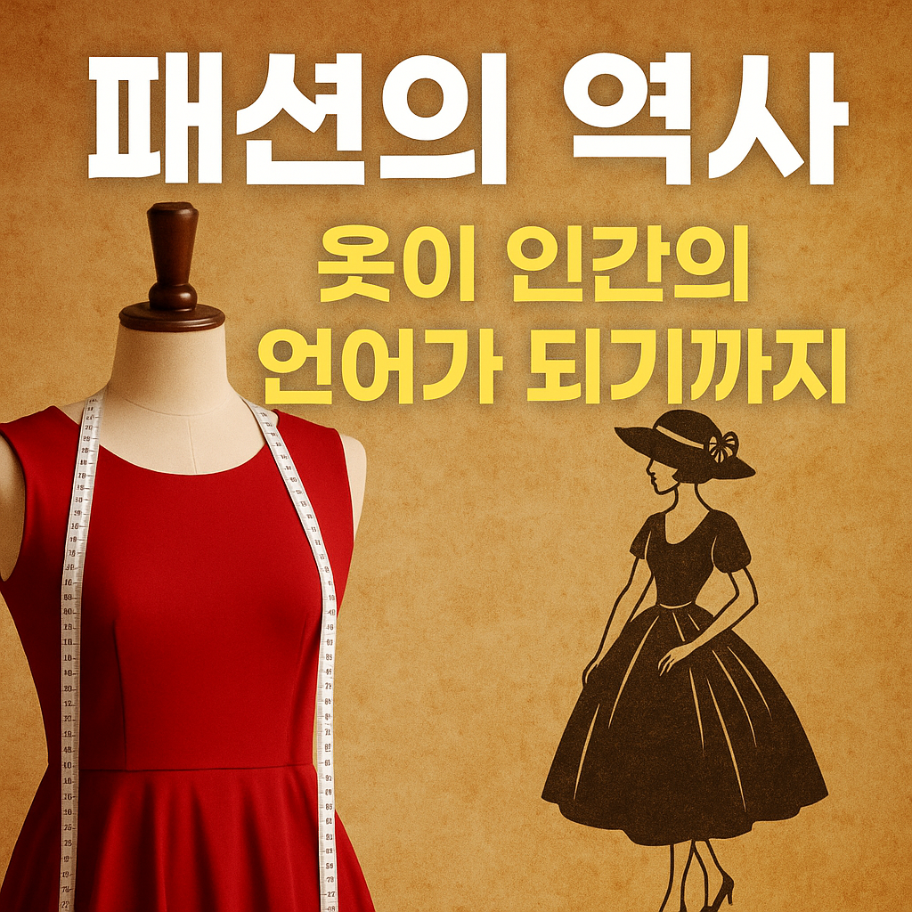 패션의 역사 옷이 인간의 언어가 되기까지