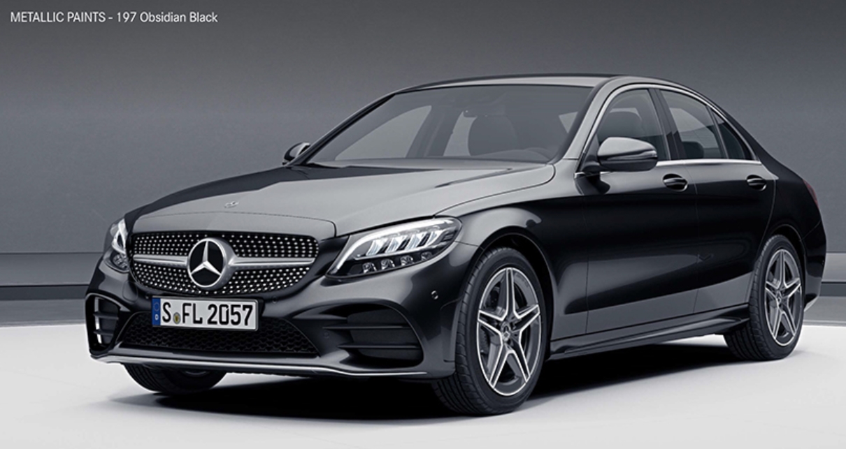 벤츠 c 클래스 색상코드 Obsidian Black( 색상코드 :&nbsp; 197)