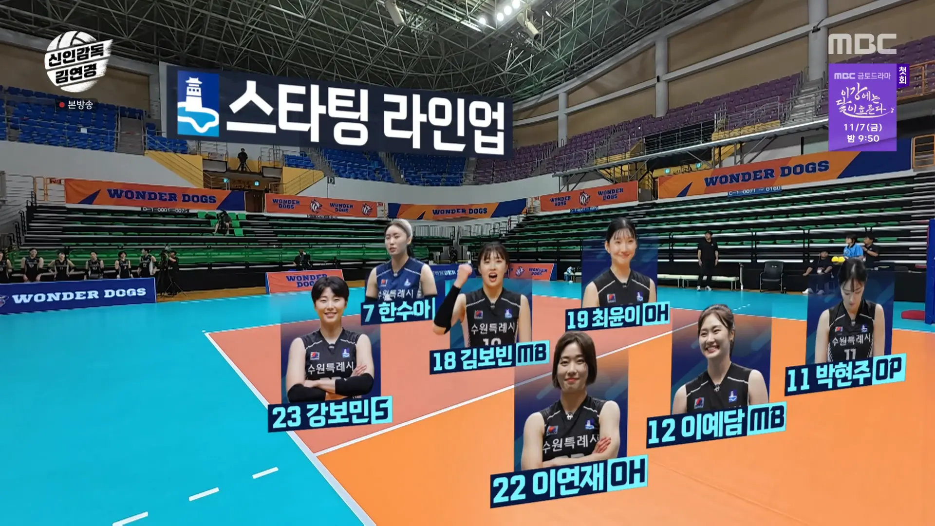 수원특례시청 선발 라인업과 주요 선수 프로필