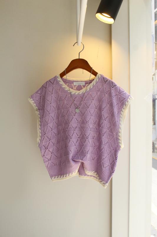 가을신상 STICH 가을 니트 조끼