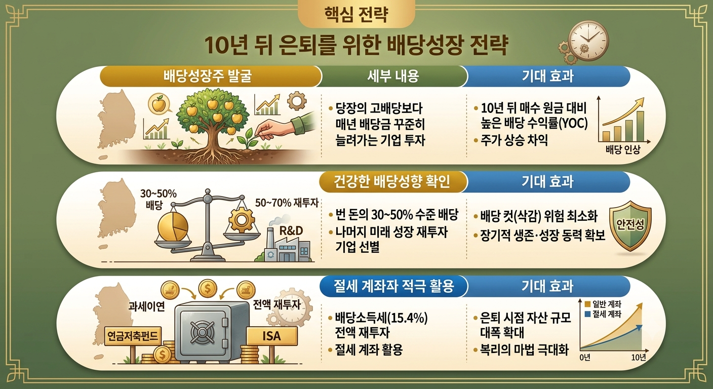 10년 뒤 은퇴를 바라보는 당신을 위한 '배당성장' 전략