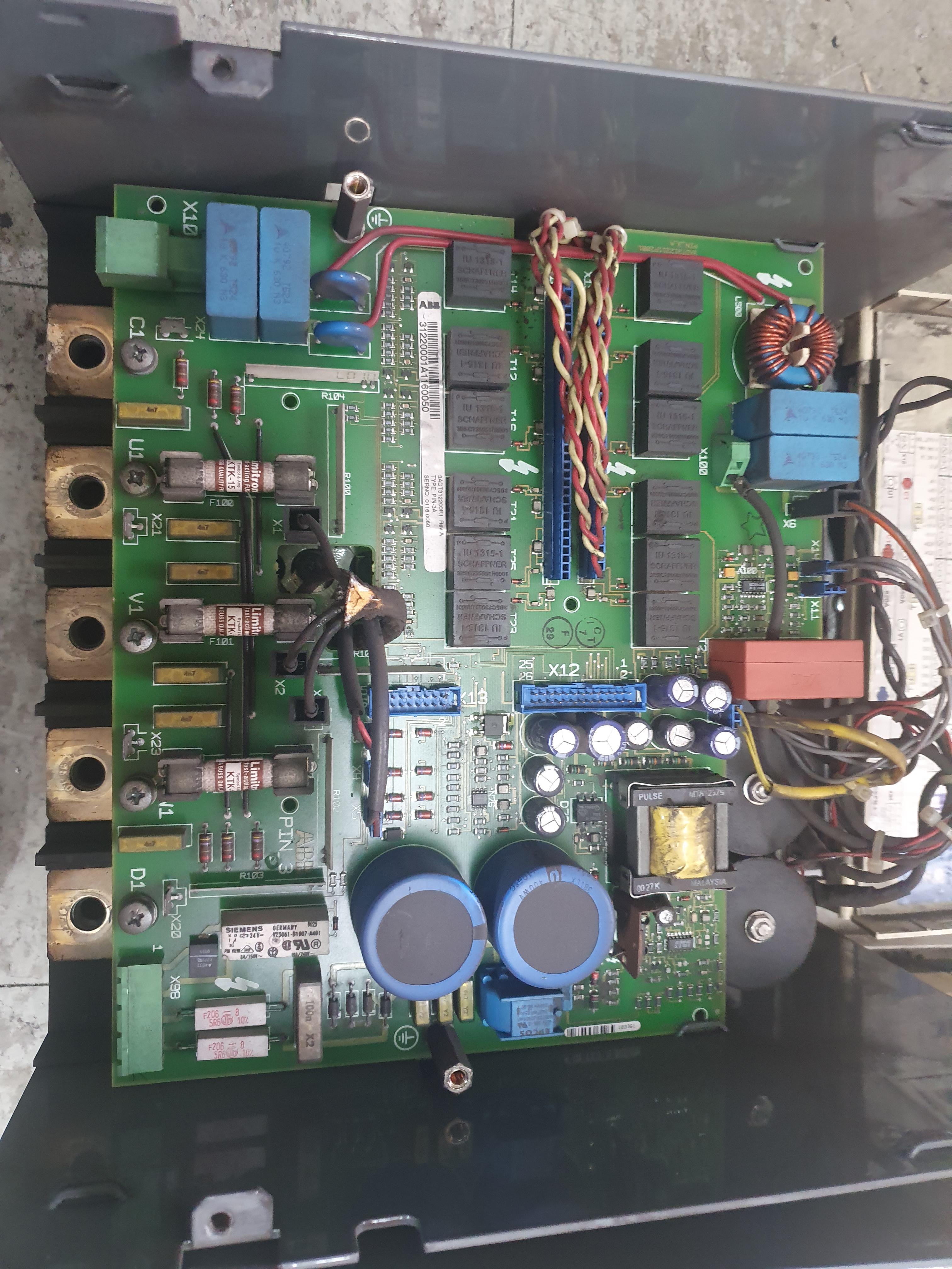 ABB DCS400 내부보드사진
