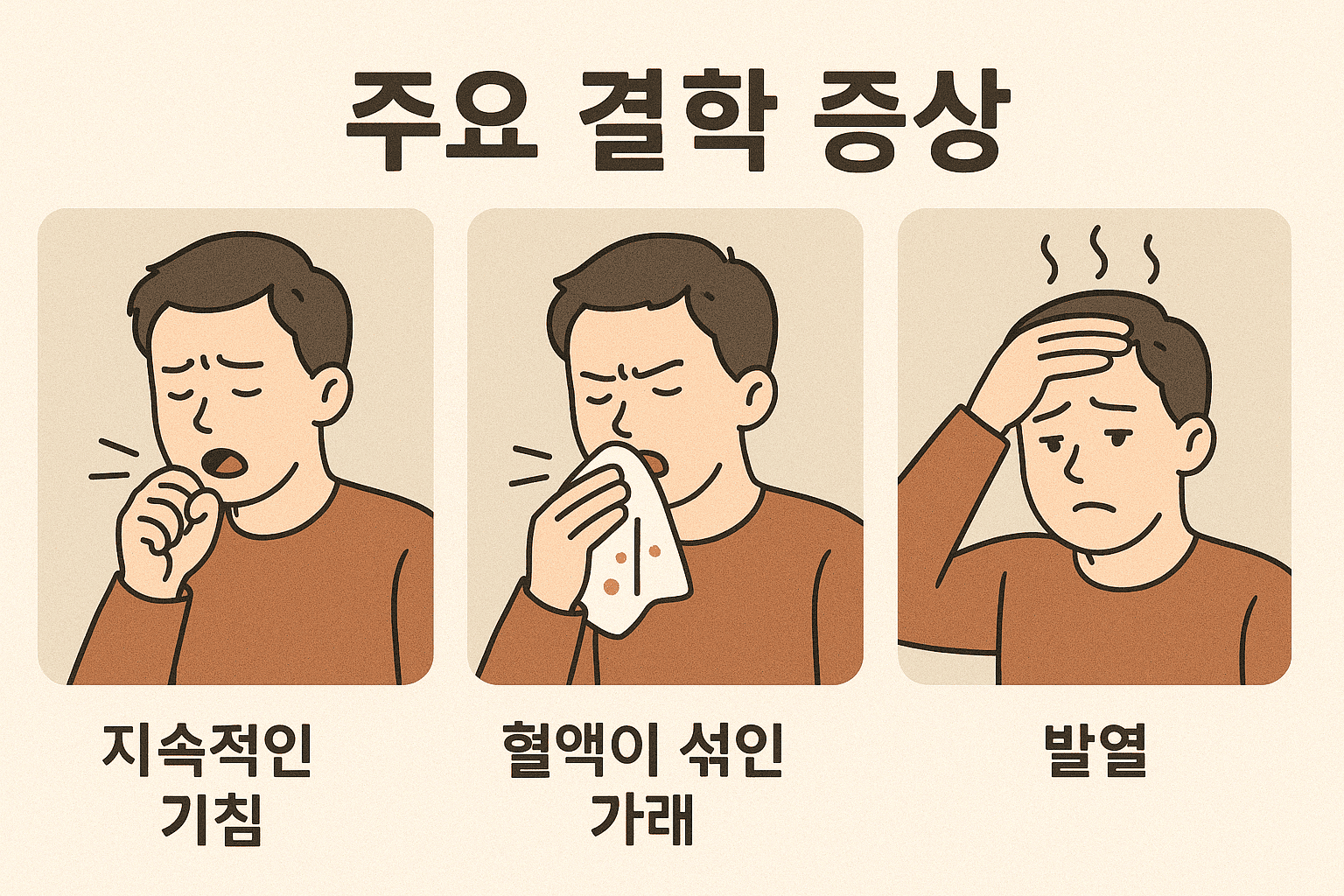 결핵의 주요 증상