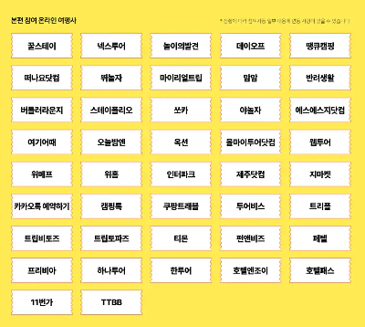 본편 참여 여행사