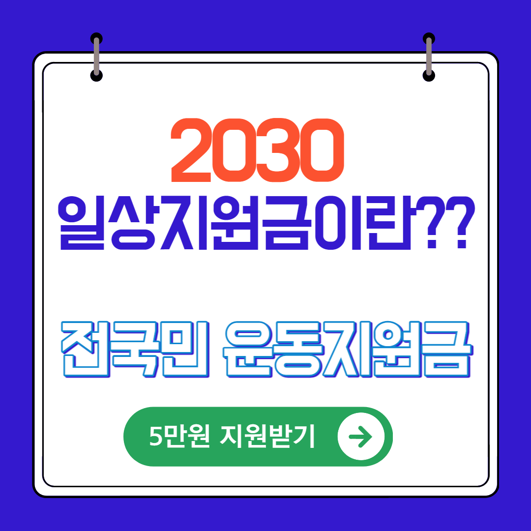 전국민 운동지원금