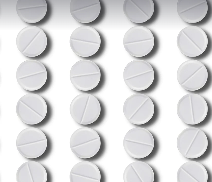 아스피린의 모습