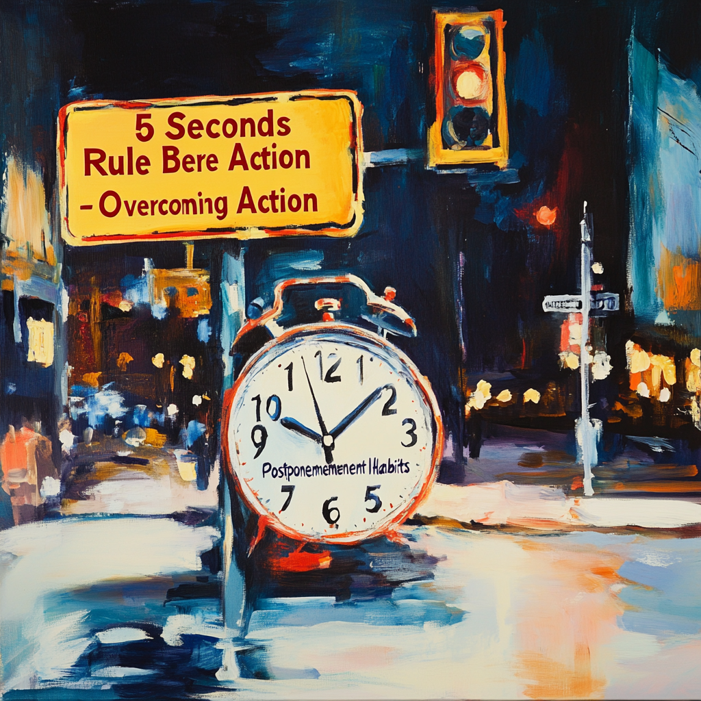 행동하기 전 5초 규칙 – 미루기 습관 극복