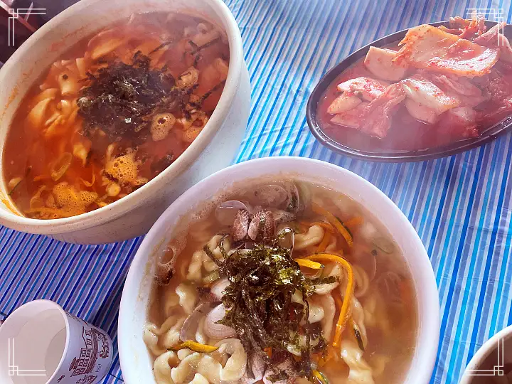 어서와 한국은 처음이지 얼큰 손칼국수 바지락 칼국수 고기 김치 만두 스웨덴 친구들 편 강화도 석모도 맛집 위치