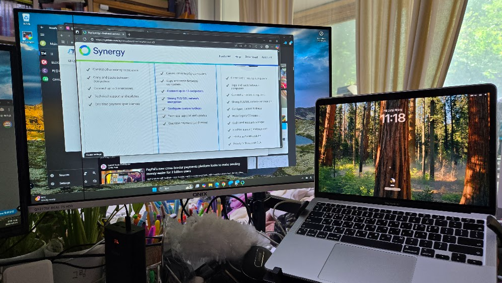 모니터 노트북 암 거치대 카멜마운트 FMA2RT 후기