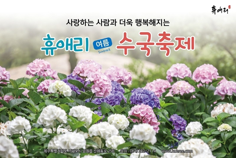 휴애리 여름 수국 축제