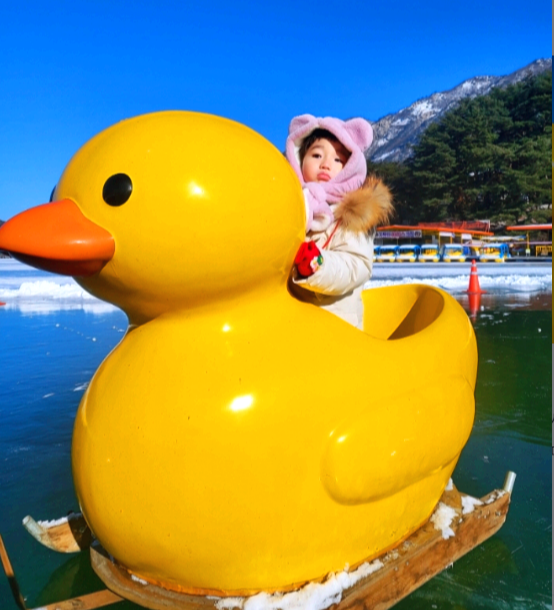 포천 산정호수 썰매축제