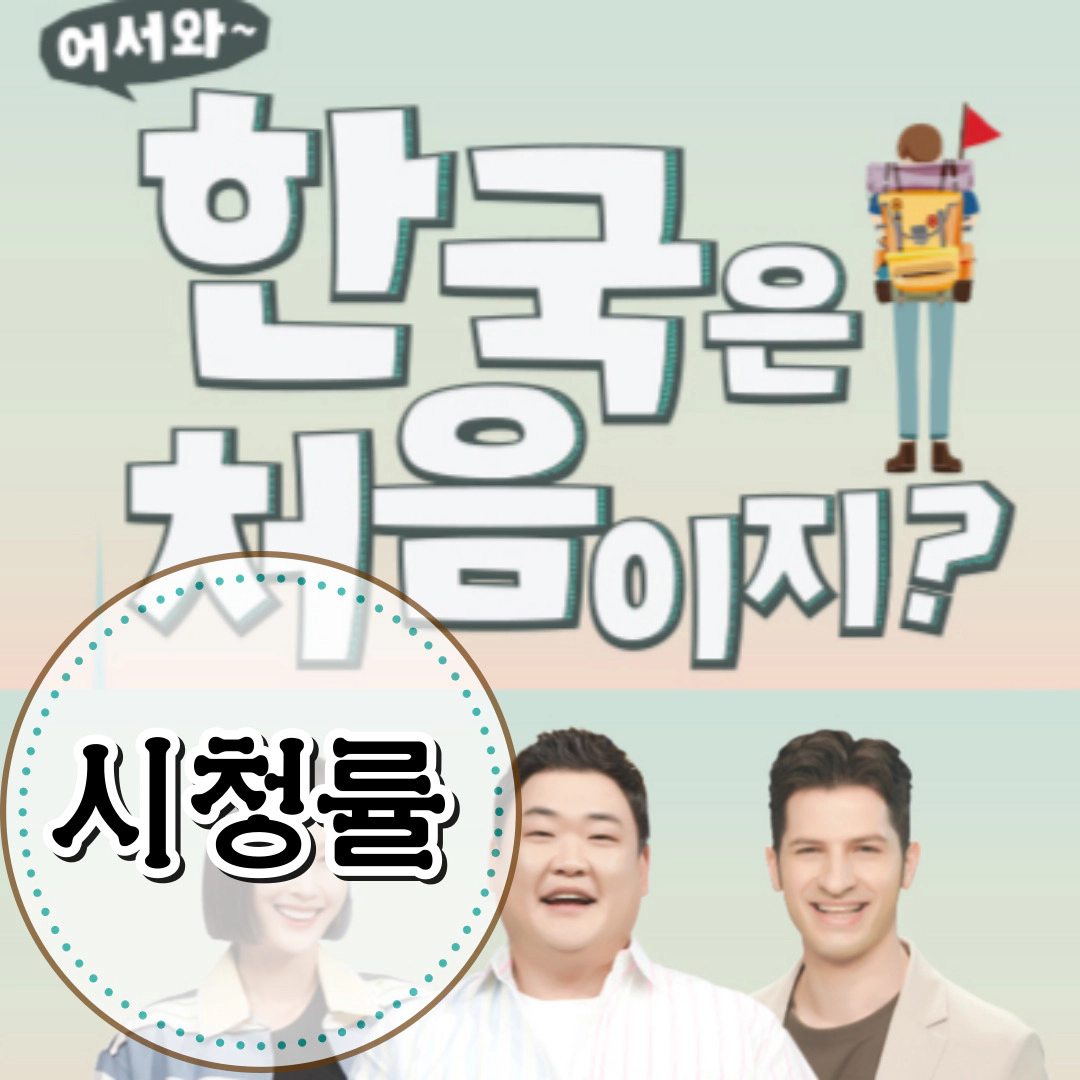 [어서와 한국은 처음이지] 시청률