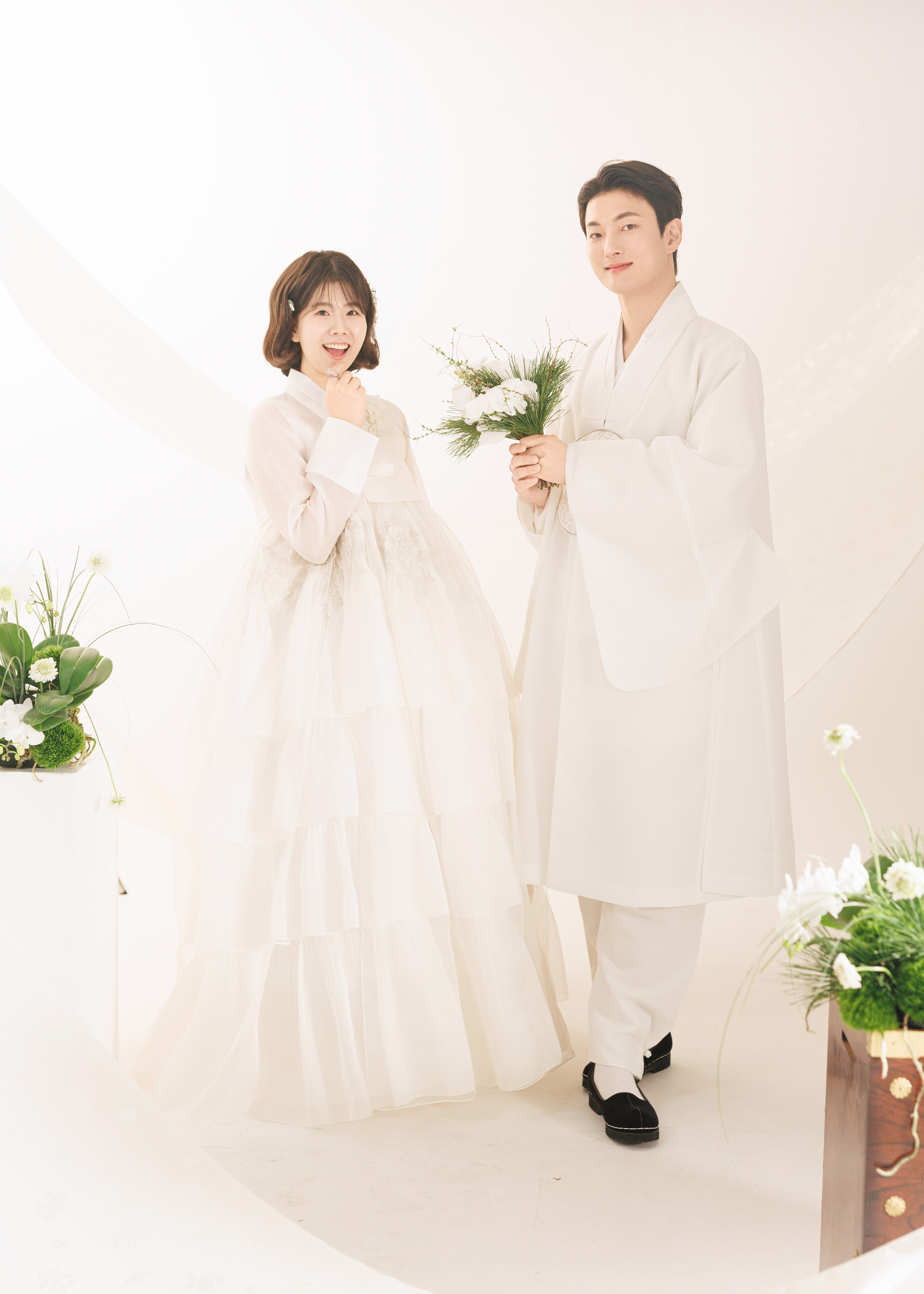천안 커플사진 순백스튜디오 — 커플 한복 프로필 사진 후기 2