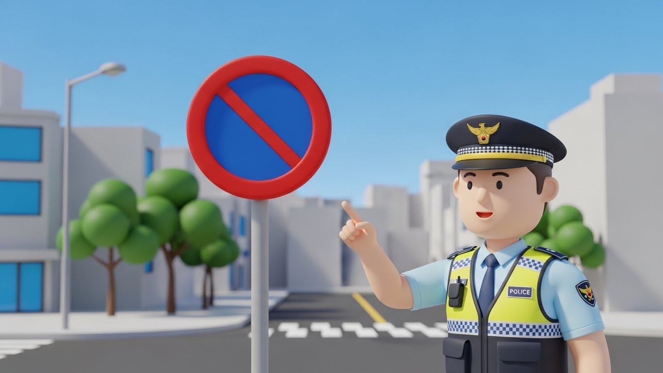 T자 도로 주차&amp;#44; 안전신문고 신고방법