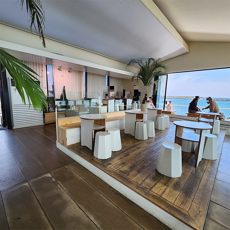 제주 우도 카페 '블랑로쉐'