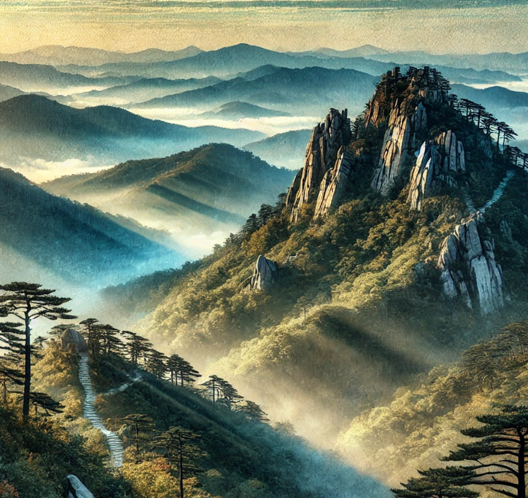 선왕산의 자연경관 사진