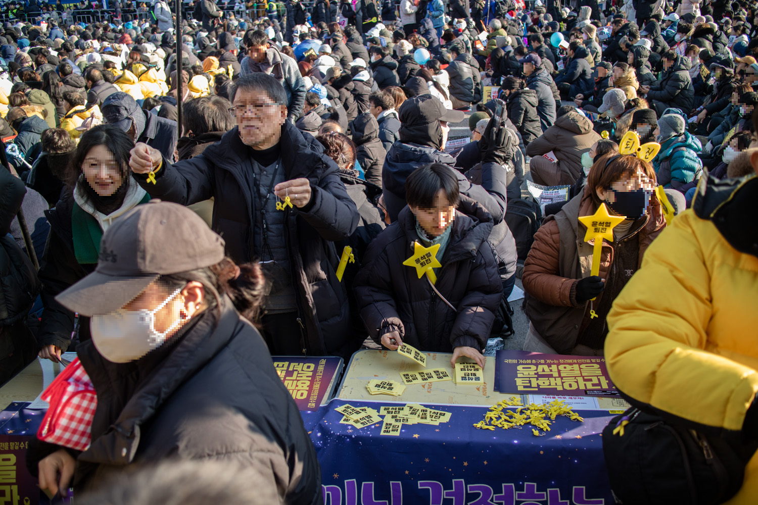 여의도 탄핵 찬성 시위