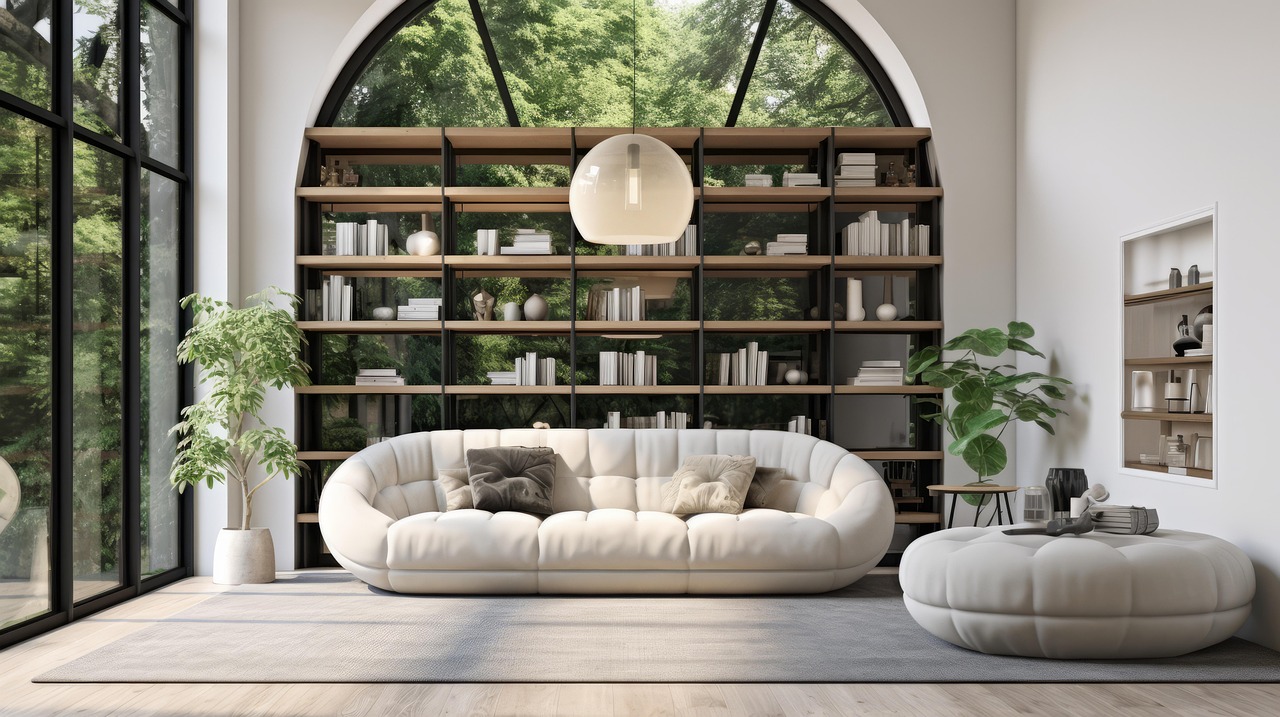 정돈된 실내 장소(요양원) 이미지