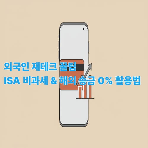 외국인 재테크 꿀팁: ISA 비과세 &amp; 해외 송금 0% 활용법