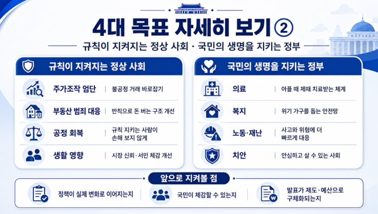 이재명 대통령 취임 1주년 기자회견 요약 정리