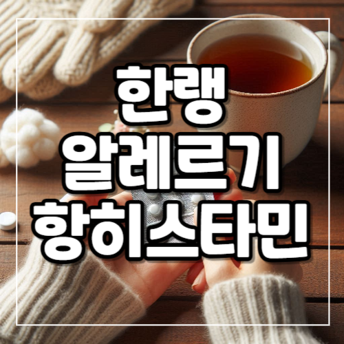 한랭 알레르기 항히스타민 복용 시 주의할 점은