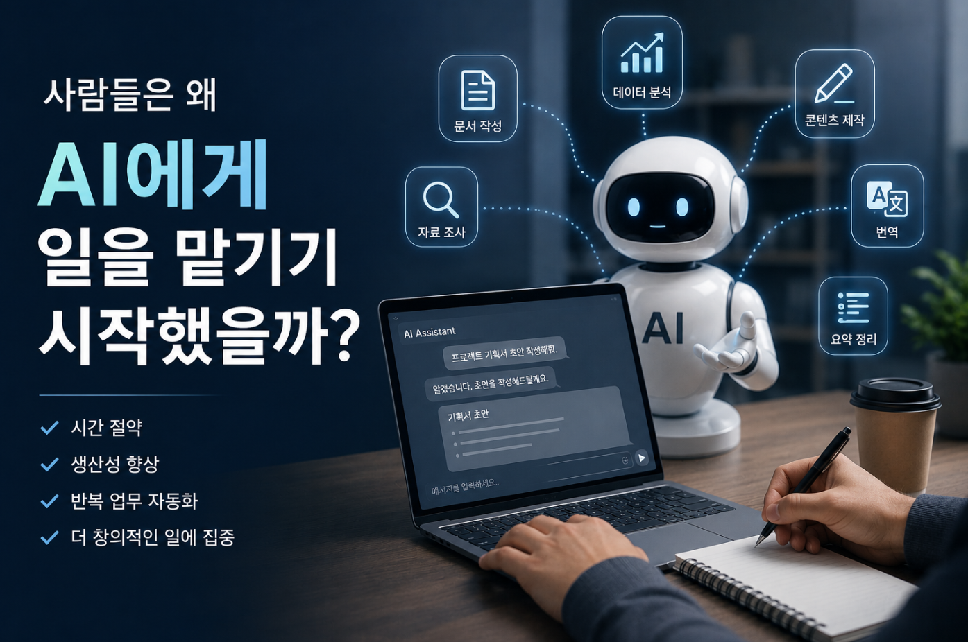 사람들은 왜 AI에게 일을 맡기기 시작했을까
