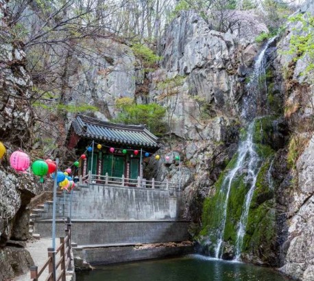 경남 여행지 추천 ❘ 양산 가볼만한 곳 베스트 10. 홍룡폭포
