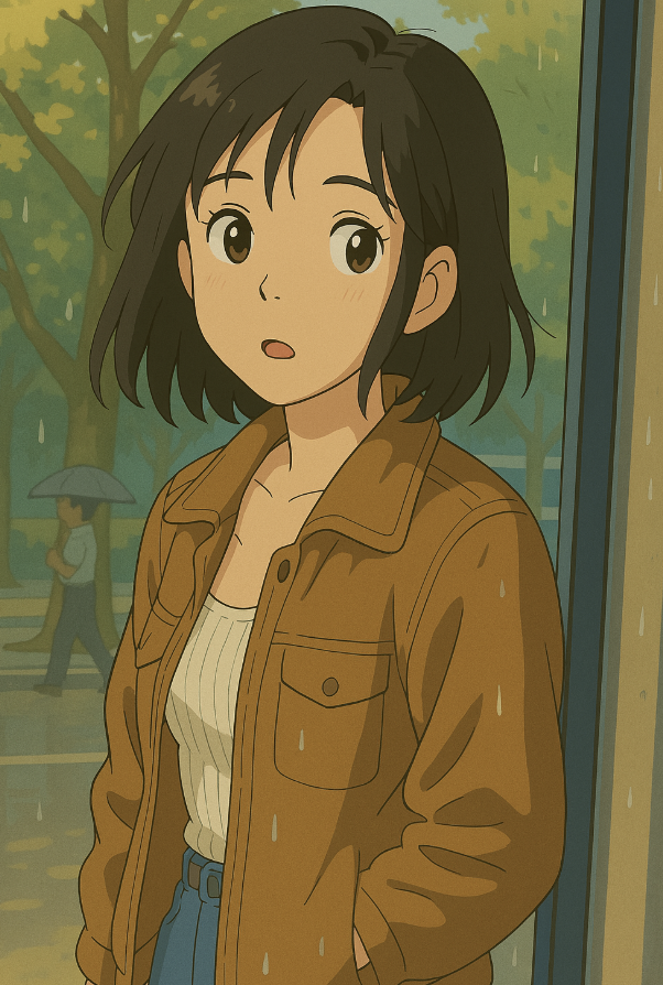 지브리 스타일로 만든 사진