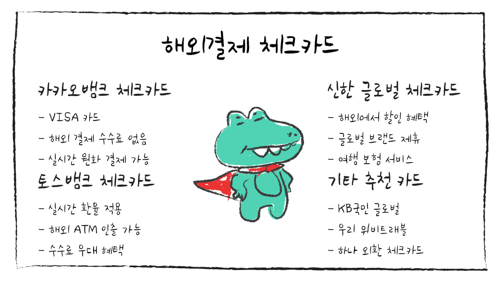 일본 여행 카드 추천