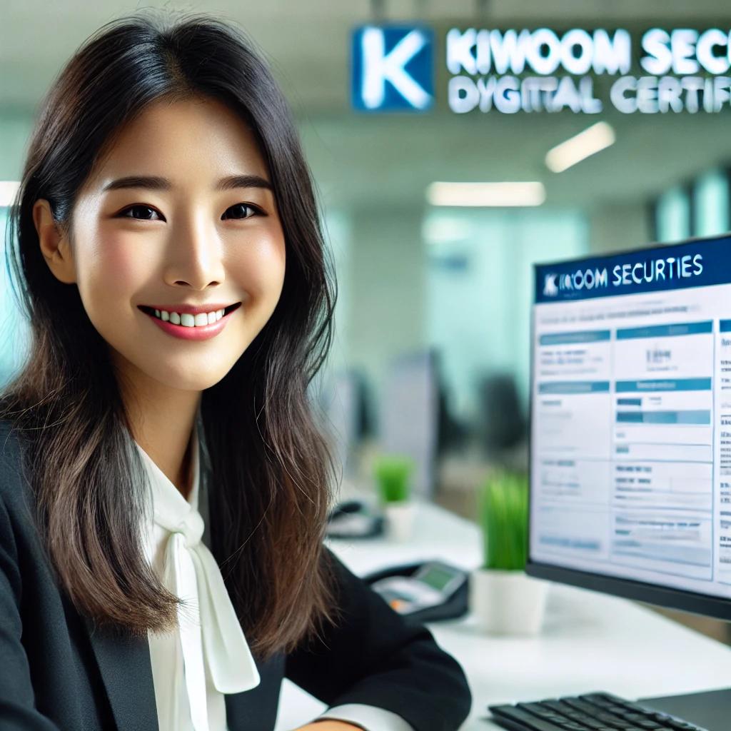 키움증권 공인인증서 발급