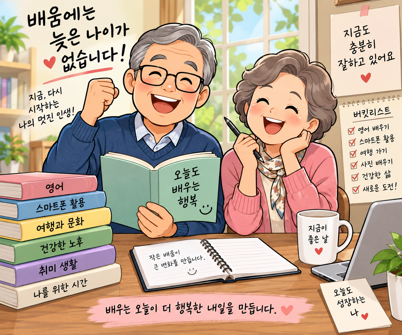 배움으로 빛나는 행복한 오늘