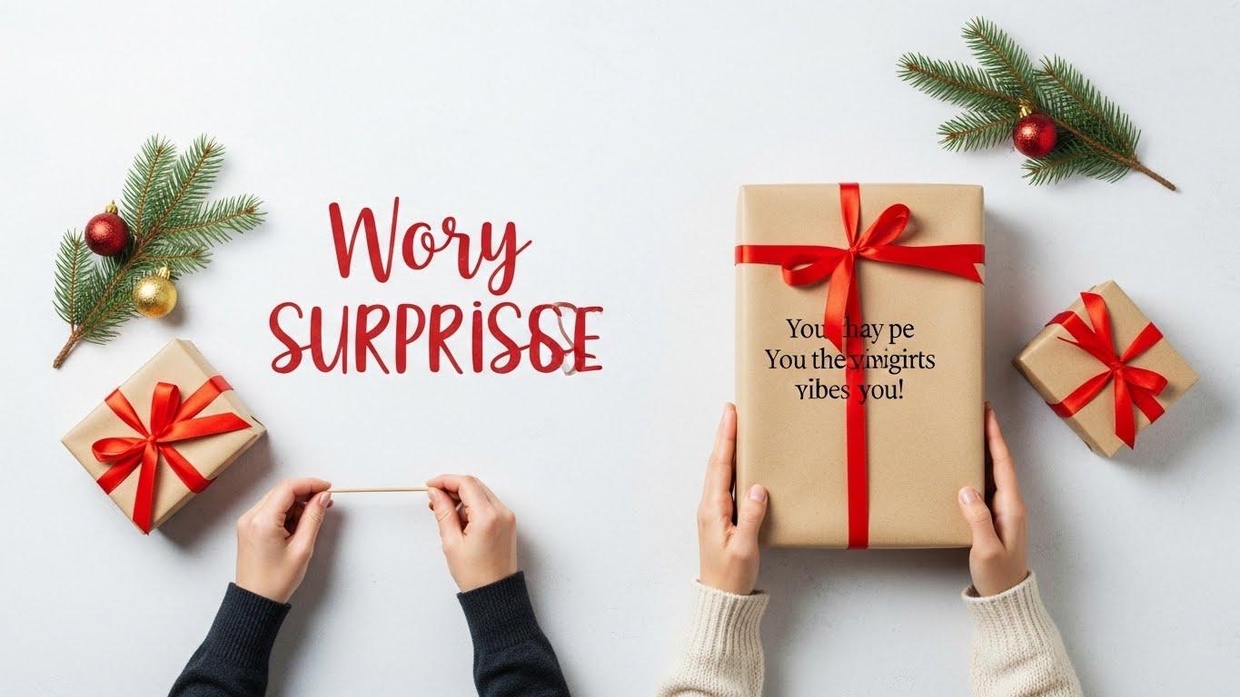 크리스마스 깜짝 선물