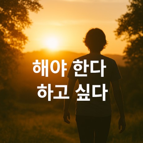 해야 한다에서 하고 싶다로: 동기부여, 루틴, 일상변화