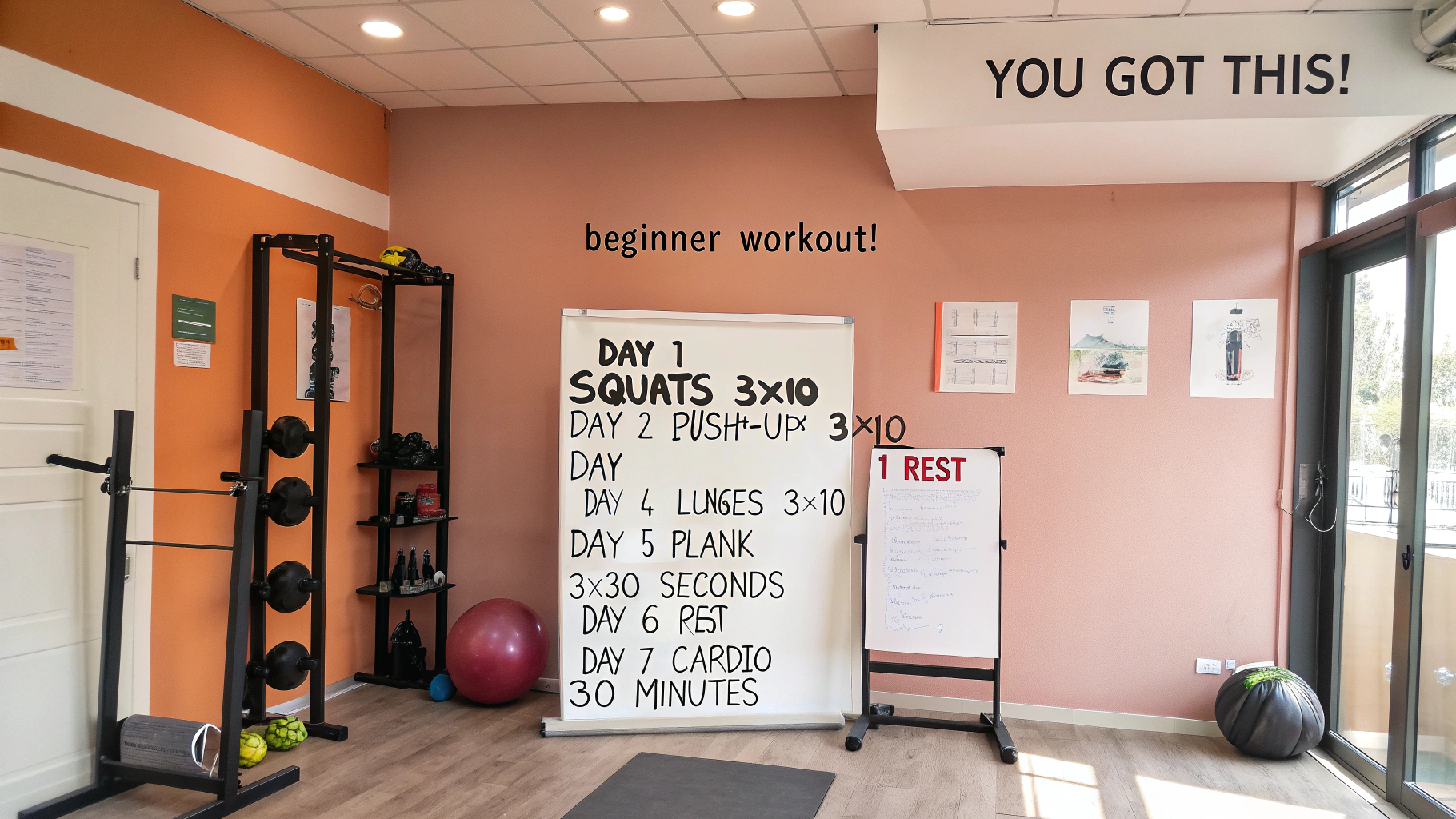 운동 초보 탈출을 위한 1일 루틴