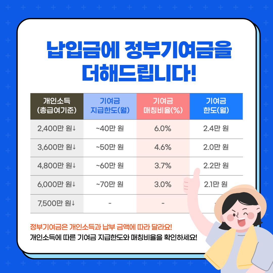 정부기여금에 대한 설명