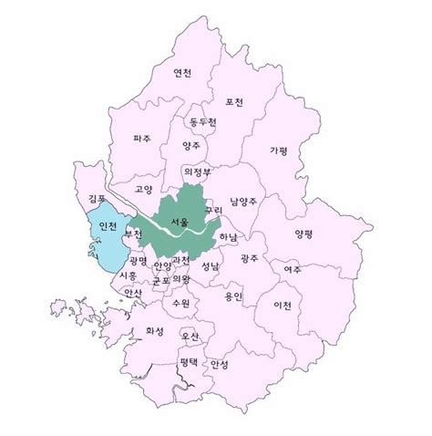 경기도 지도