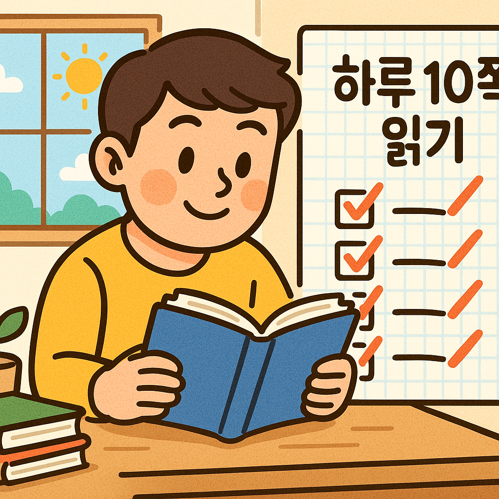 책 읽는 습관 만들기: 하루 10쪽으로 시작하는 비법