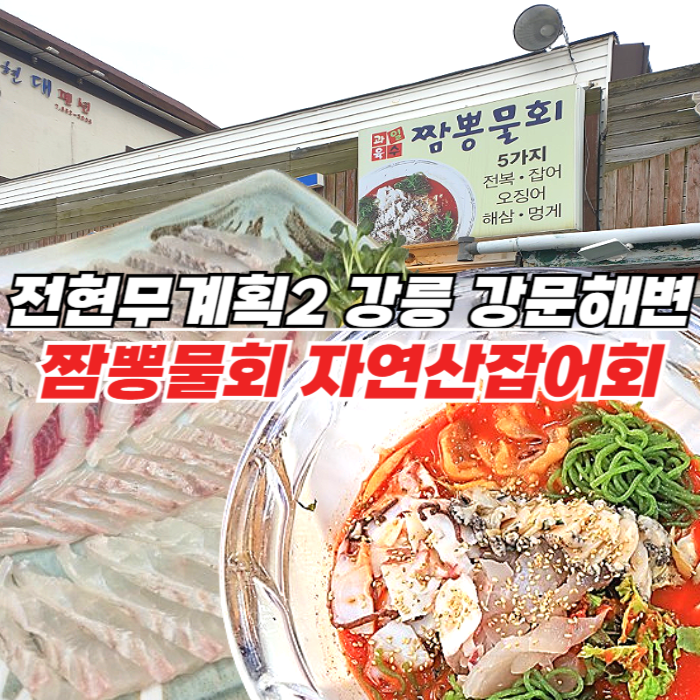 전현무계획2 짬뽕물회 자연산잡어회 - 강문해변 관식이네 어부횟집으로 소문난 강릉 영동횟집