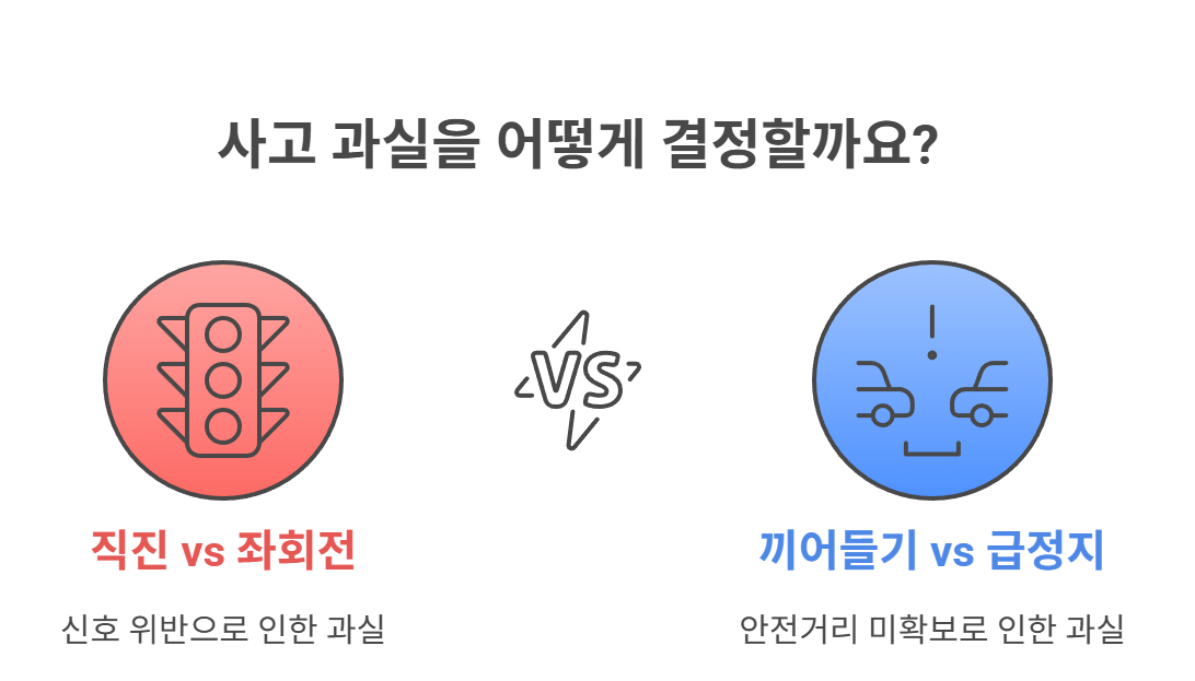 대표적인 쌍방 위반 사고 예시 정리