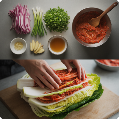 김장김치 맛있게 담는 법 이미지