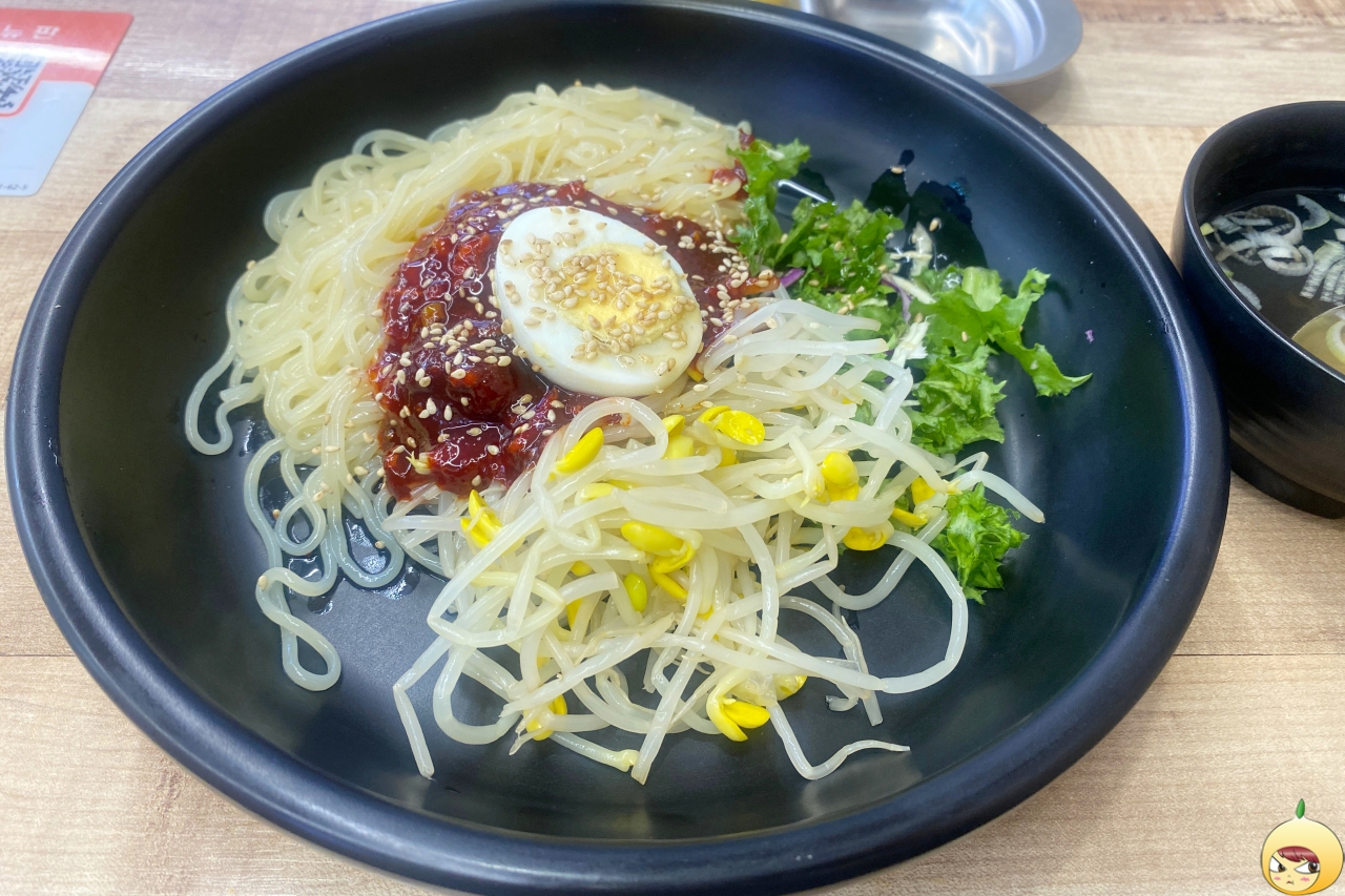 쫄면 비비기 전