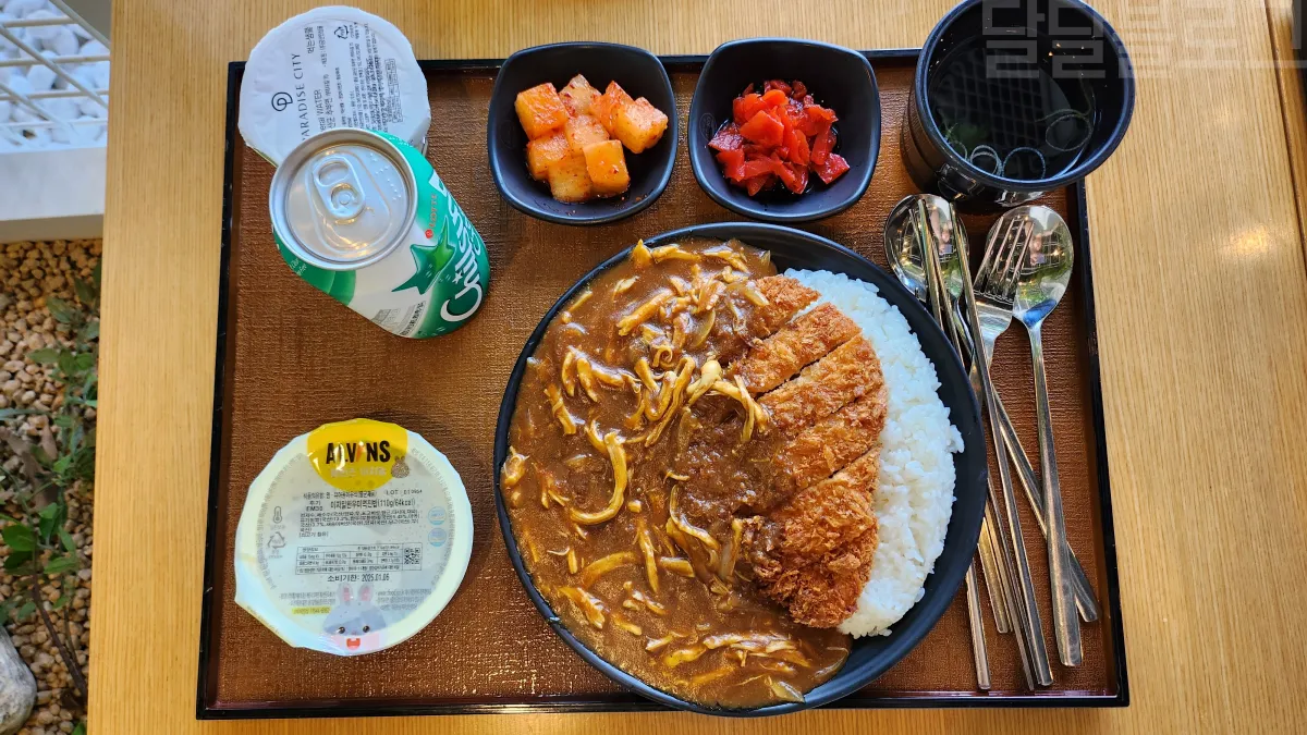 파라다이스시티-플라자-푸드코트-아비꼬-치킨카레