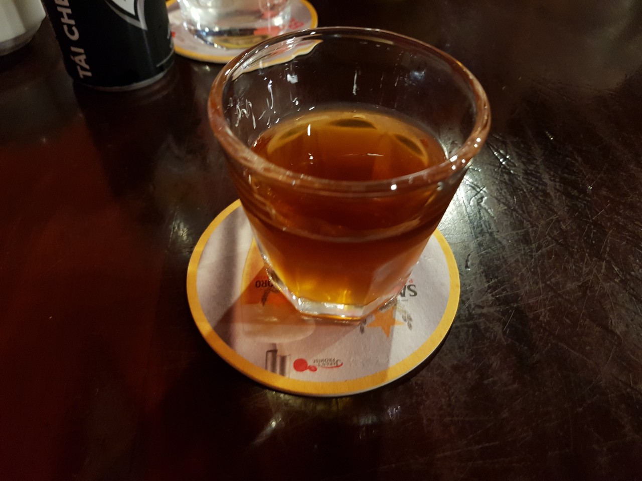 호치민 빈탄군 일본식 중화요리 전문점 CHU-KA 77 - 소흥주(Shaoxing Wine Glass)