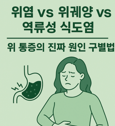 위 통증 원인 구별볍