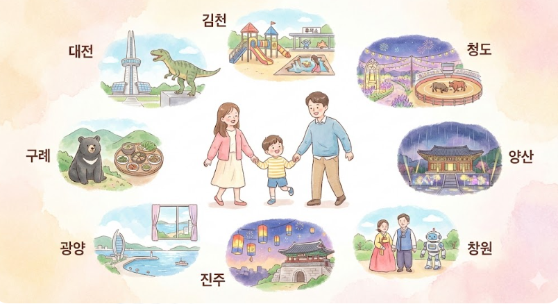 과학관부터 반달가슴곰까지! 5살 아이와 가볼 만한 가을 여행지 베스트 모음 (대전/김천/청도/경남/구례) - 2025년 10월의 기록집