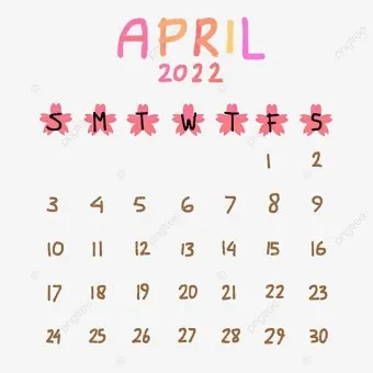 2025년 4월 달력 배경화면 일러스트 이미지 모음_9